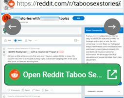 Reddit Taboo Sex Stories