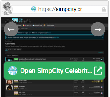 SimpCity Celebrities